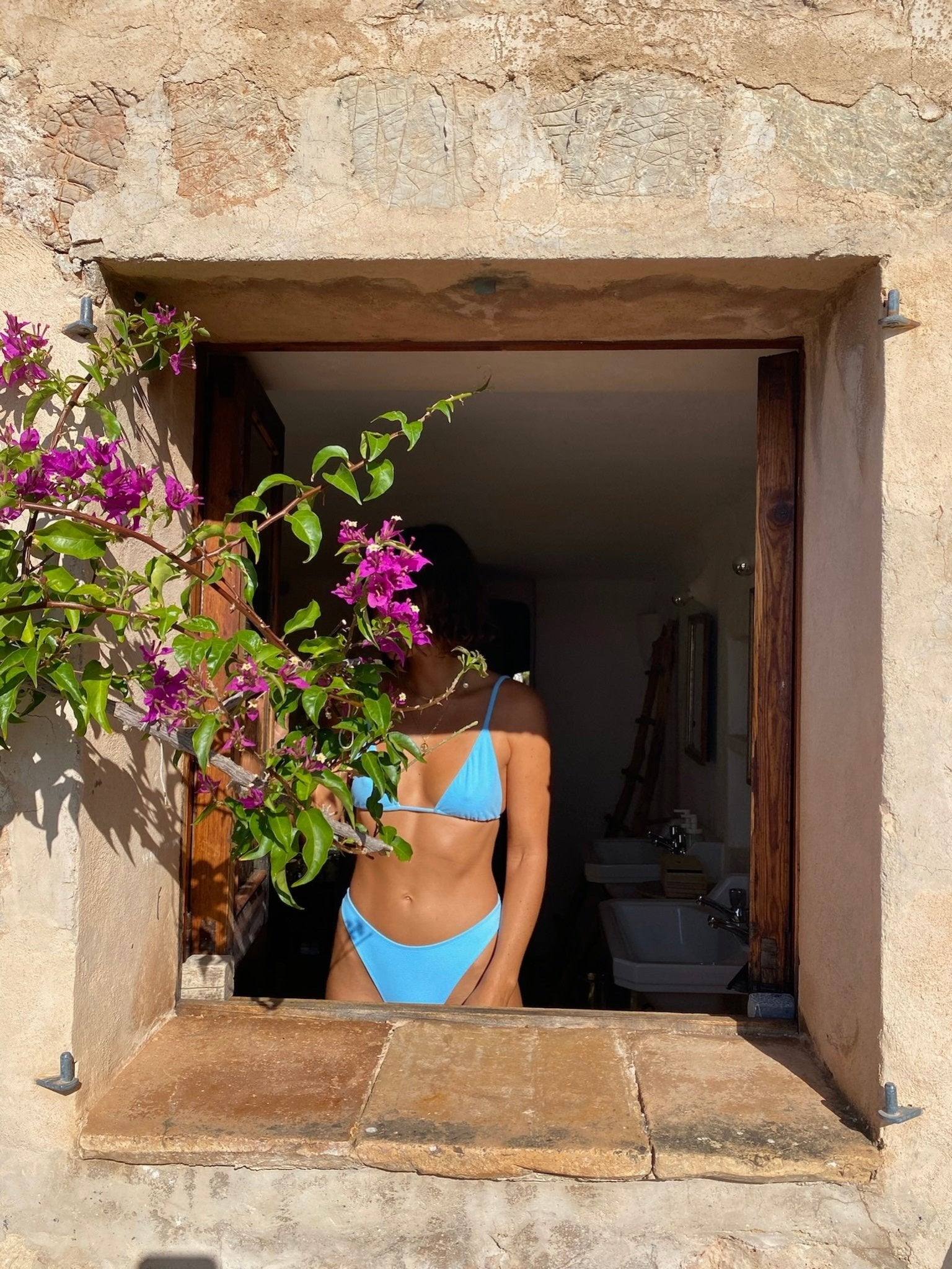 ANNISTON / ICE BABY TERRY - Triangle Bikini Top - HOUSE OF ZZ