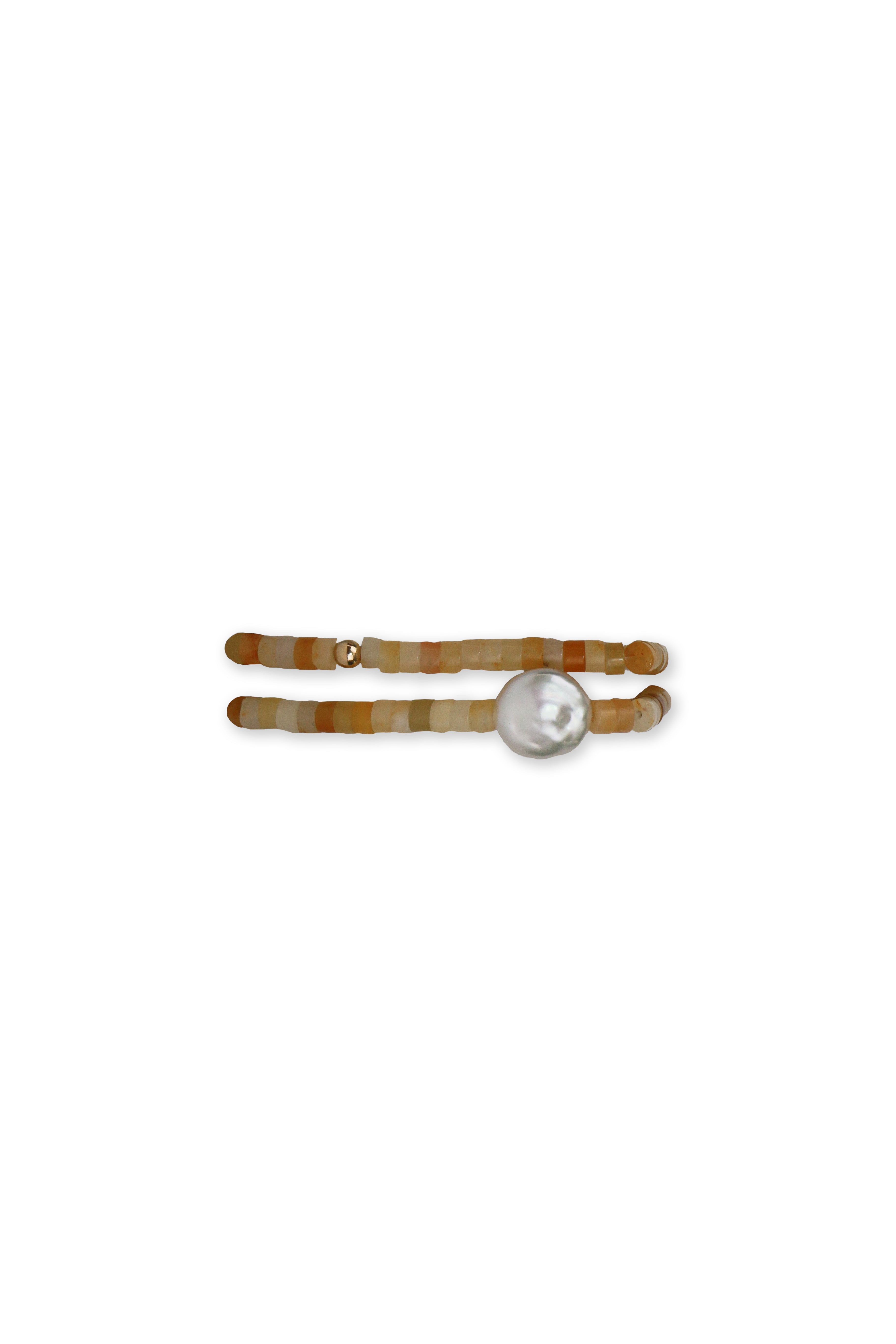 Yellow Jade Beaded Bracelet