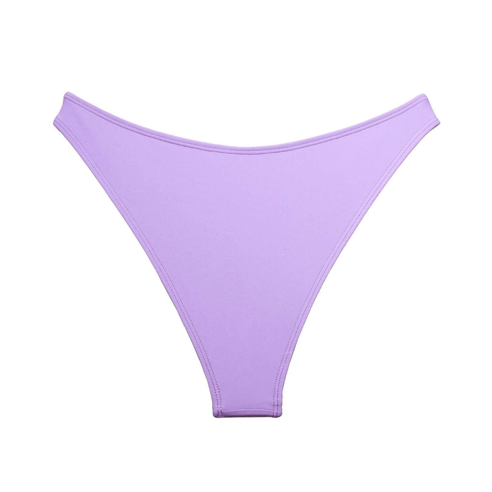 medium coverage purple bikini bottoms lavender